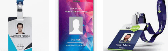 Porta crachá personalizado