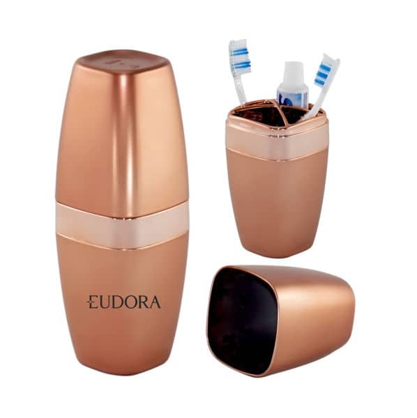 Porta escova e pasta de dente