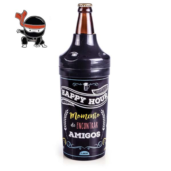 Porta garrafa de cerveja personalizado