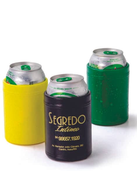 Porta lata de cerveja personalizado