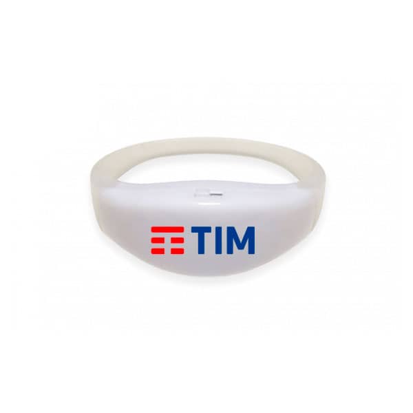 Pulseira com LED Colorido Ativada por som/música