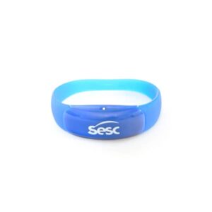 Pulseira com LED Slim Ativada por movimento ou som