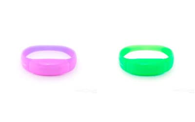 Pulseira com LED Slim Ativada por movimento ou som