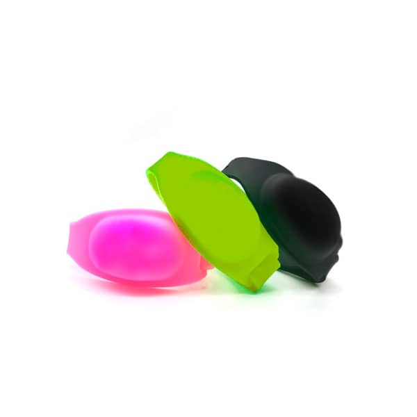 Pulseira de Silicone para Álcool Gel Personalizada + Refil com Bico Dosador