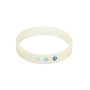 Pulseira de silicone UV que detecta raios solares