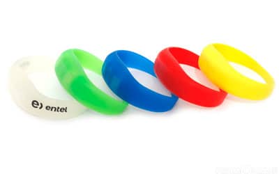 Pulseira de silicone com LED