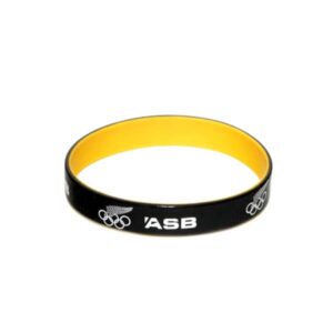 Pulseira de silicone com camada dupla