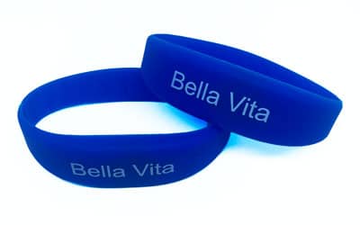 Pulseira de silicone com chip RFID NFC Personalizada