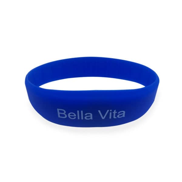 Pulseira de silicone com chip RFID NFC Personalizada