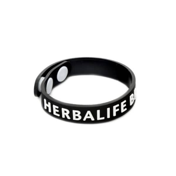 Pulseira de silicone com fecho de pressão ajustável