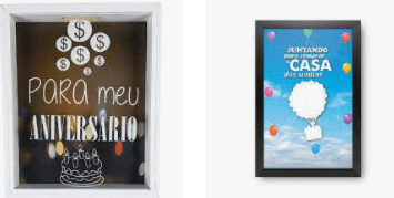 Quadro porta dinheiro