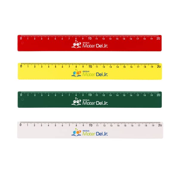Régua Plástica Personalizada