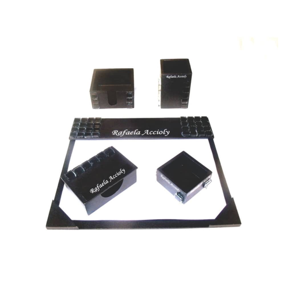 Risque e Rabisque em Organizador de Mesa Personalizado