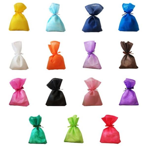 Saco De TNT Com Fita Preto Personalizado Em Silk