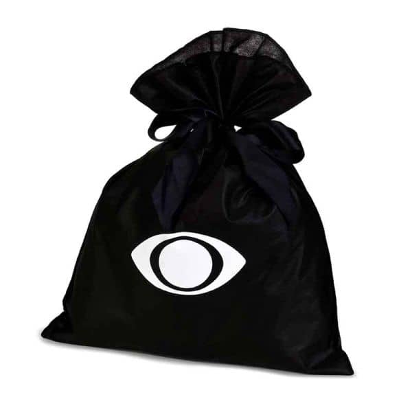 Saco De TNT Com Fita Preto Personalizado Em Silk