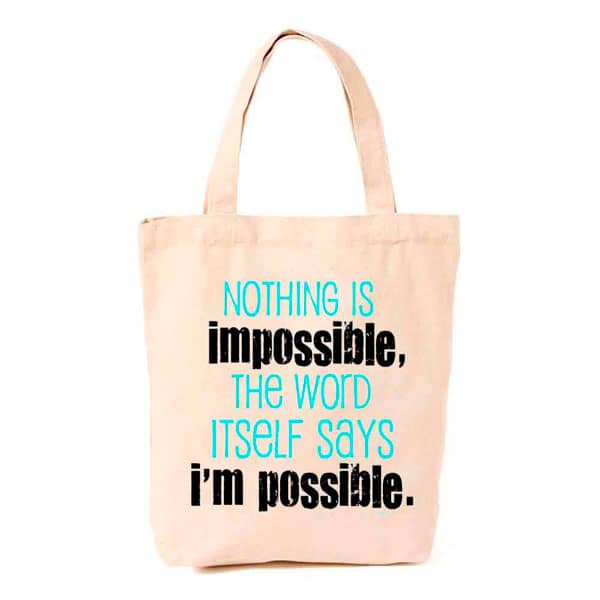 Ecobag de Lona Personalizada 40×40 CM