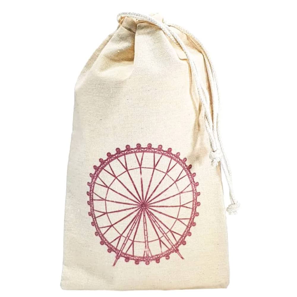 Saquinho de Algodão Cru Personalizado G