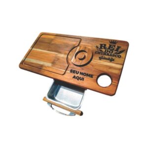 Tábua de Churrasco com Gaveta Personalizada