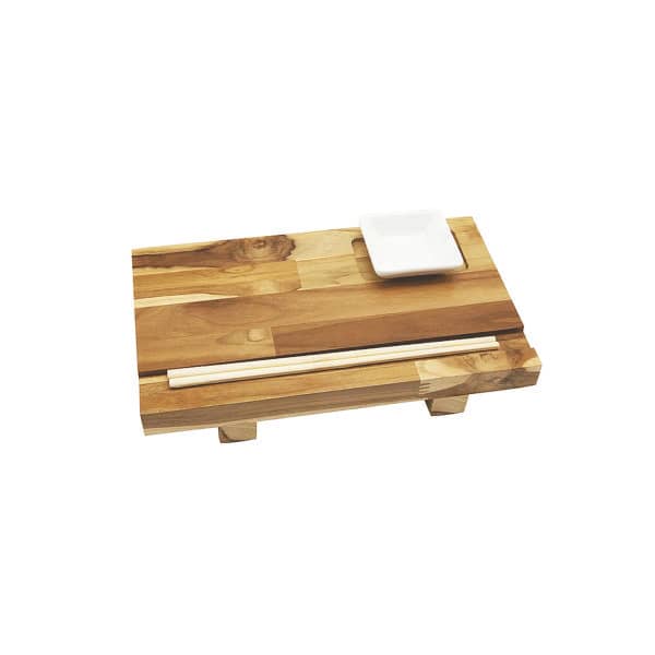 Tábua de Sushi de Madeira Personalizada