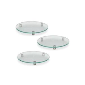 Tábua de Vidro Redonda com Pé Personalizado