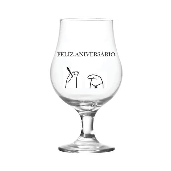 Taça Dublin Cerveja 400 ml Gravação com Cores