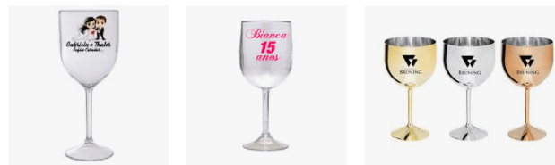Taça Plastica Personalizada
