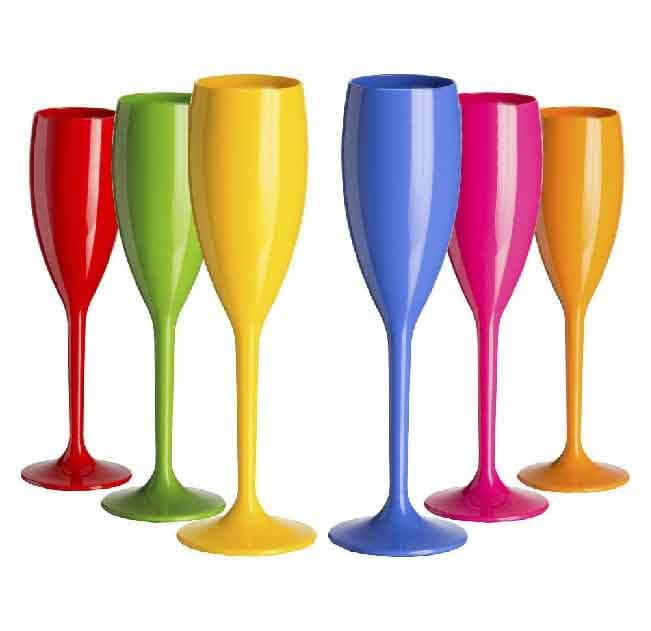 Taças De Champanhe De Acrílico