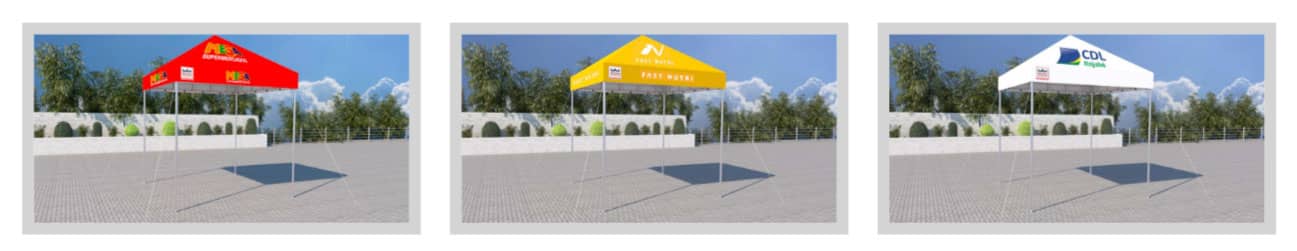 Tenda Piramidal Personalizada