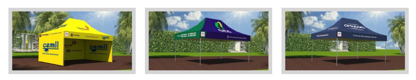 Tenda Sanfonada Personalizada