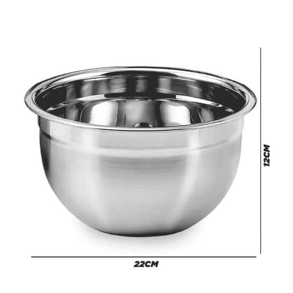 Tigela Bowl Inox 22CM Personalizada