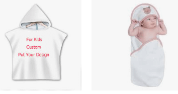 Toalha de Banho com Capuz Personalizada