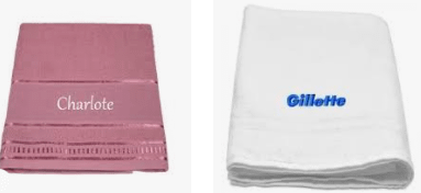 Toalha de banho personalizada