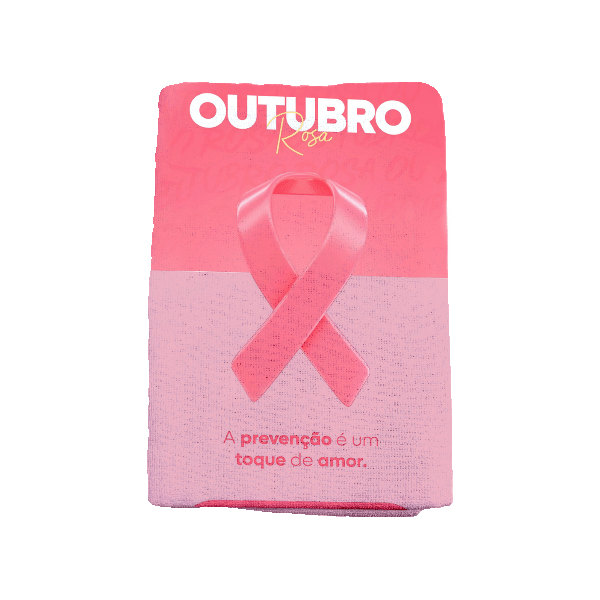 Toalha Outubro Rosa Personalizada