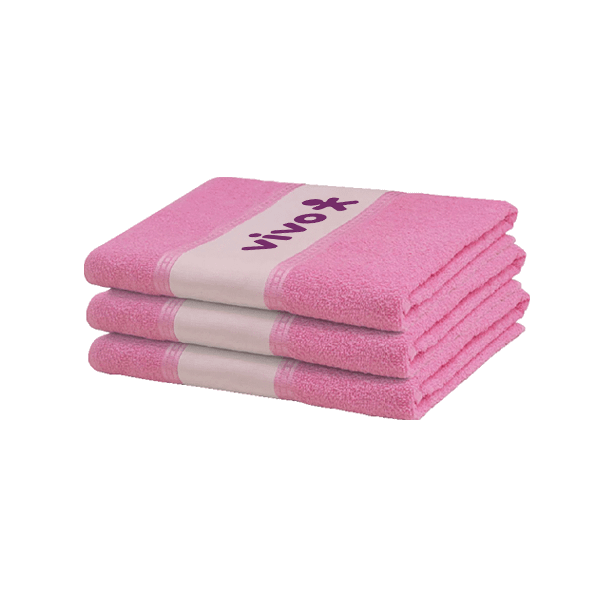 Toalha de Praia Outubro Rosa Personalizada