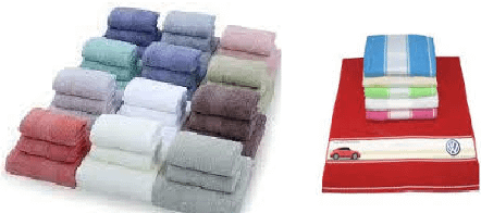 Toalha personalizada para pousadas