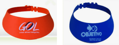 Viseiras Personalizadas de EVA