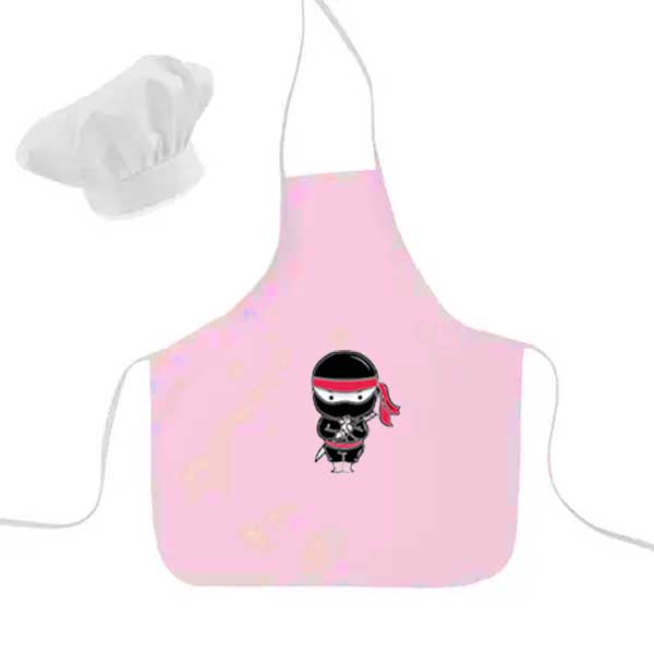 Kit avental infantil personalizado