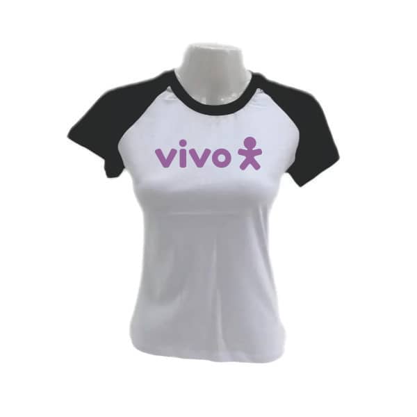 Baby Look Manga Curta Personalizada