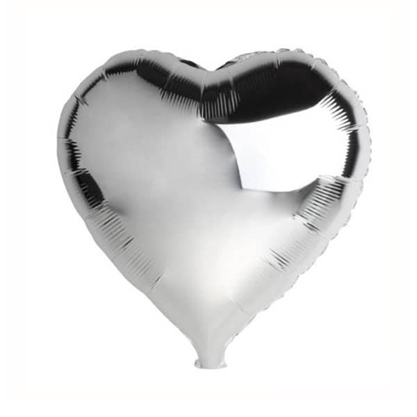 Balão Metalizado Coração Personalizado