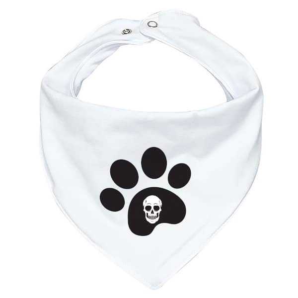 Bandana Personalizada Com o Nome do Pet – Caveiras