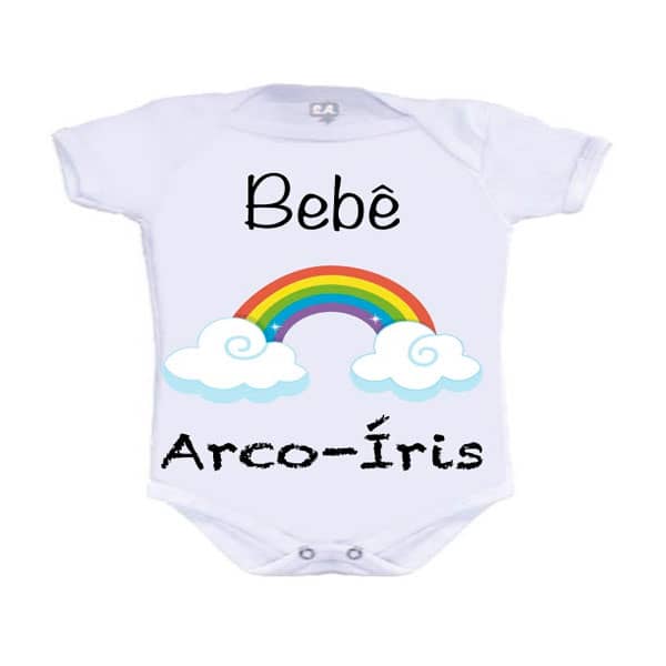 Body Personalizado Bebe Arco Iris