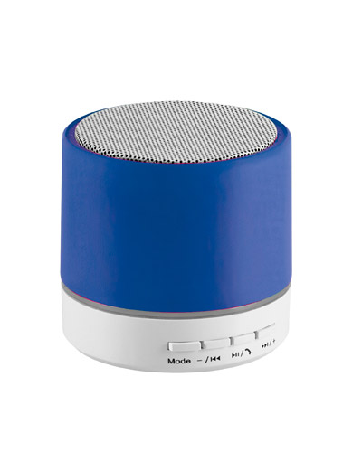 Caixa de som com microfone para brindes