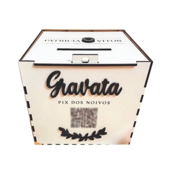 Caixa Porta Gravatas Personalizado