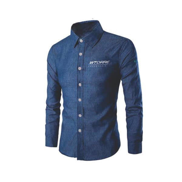 Camisa Social Jeans Personalizada