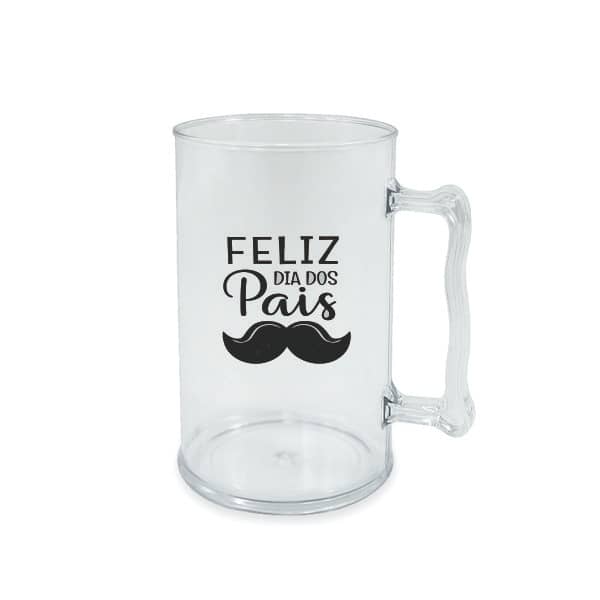 Caneca de chopp personalizada acrílico