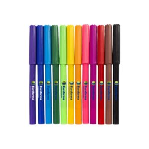 Caneta Hidrográfica 12 Cores Fine Master Personalizada