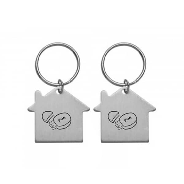 Chaveiro Casa de Metal