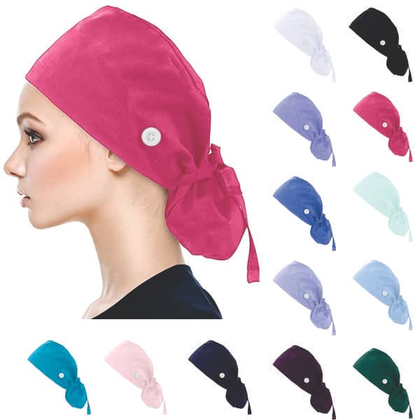 Touca Cirúrgica Hospitalar Unissex 2 Peças