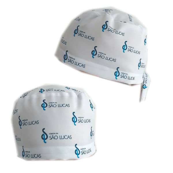 Touca Cirúrgica Hospitalar Unissex 2 Peças