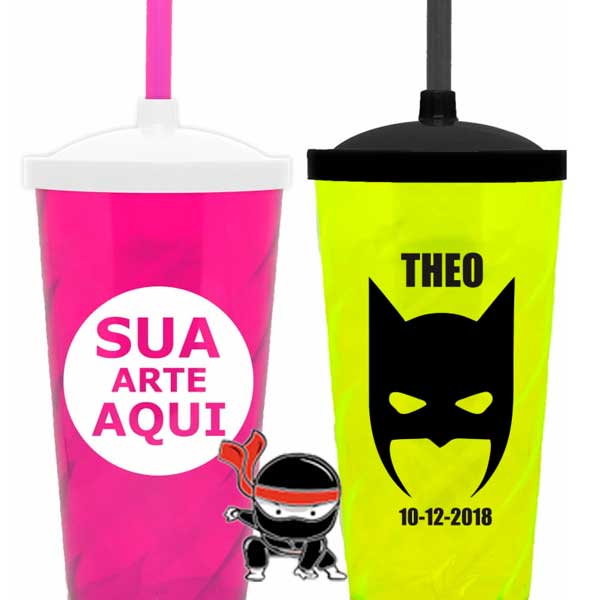 Copos personalizados para festa infantil